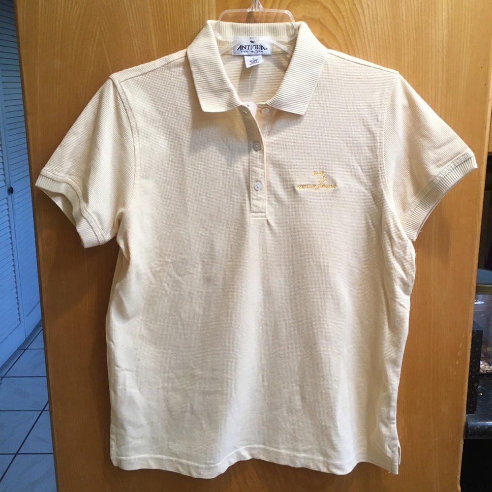 NWT Antigua cotton golf shirt S